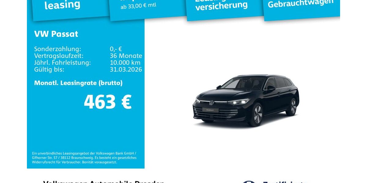 VW Passat 27.353 km 37.790 &euro; Dresden 01067