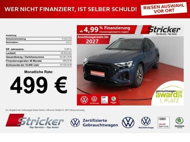Audi Q8 e-tron 58.390 km 45.989 &euro; Horn-Bad Meinberg 32805