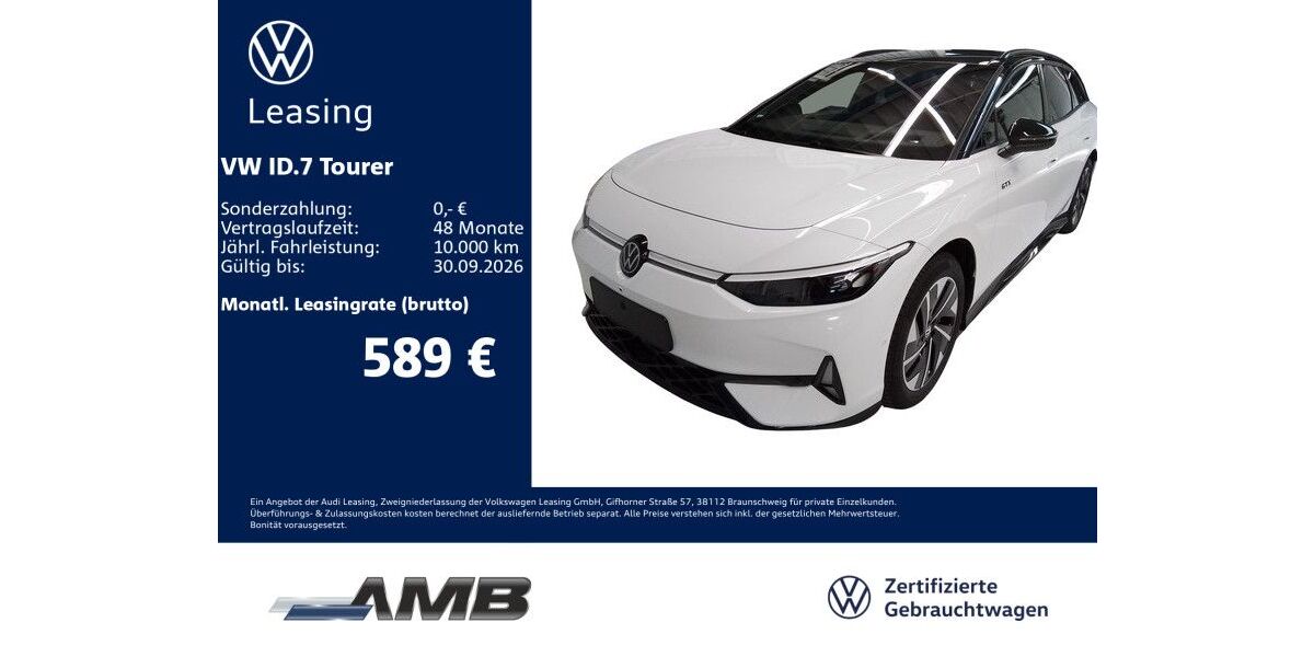VW ID.7 5.780 km 59.870 &euro; Borna 04552