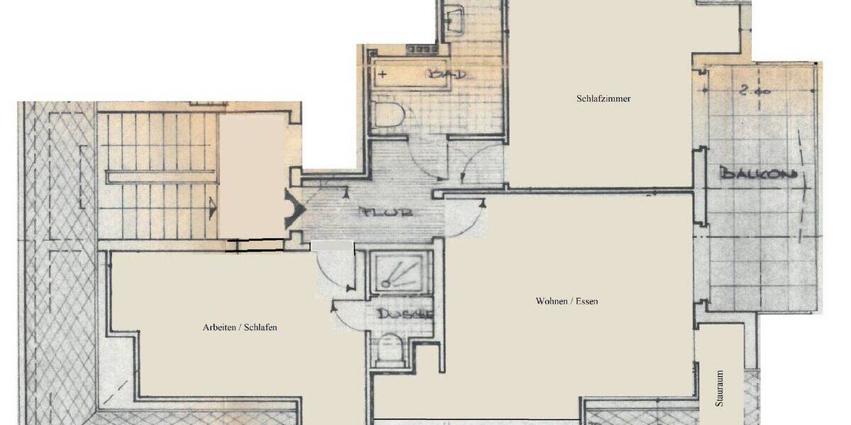 Etagenwohnung Bad Homburg Gonzenheim - 3 Zimmer, 75 m&sup2;, 1.200&euro; | Angebot:26672118