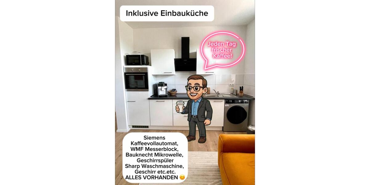 Möbliertes Appartement Friedrich wartet auf den passenden Mieter 1 zimmer