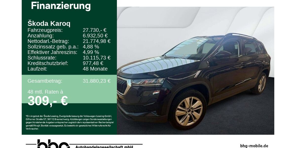 Skoda Karoq 25.478 km 27.730 &euro; Reutlingen 72770