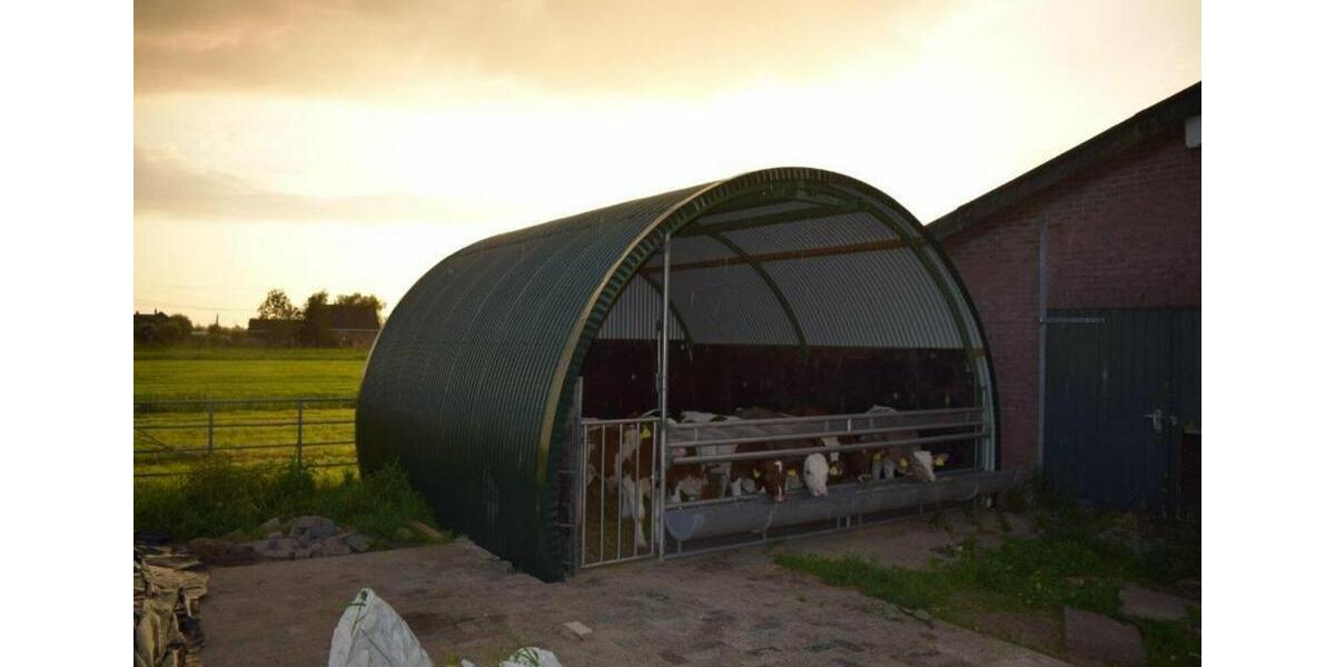 Mobile Rundbogenhalle, Tierunterstand, Kälberhütte o. Lagerhalle zimmer