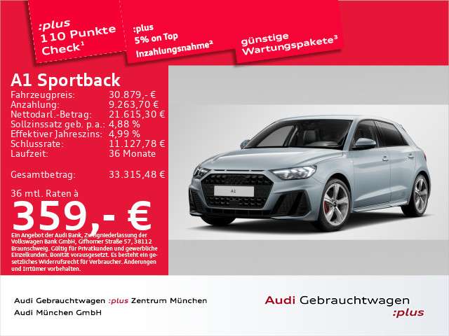 Audi A1 5.580 km 30.879 &euro; Eching 85386