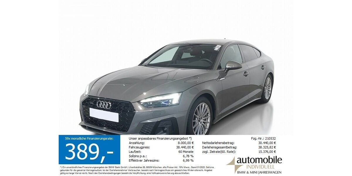 Audi A5 47.800 km 38.439 &euro; Paderborn 33100