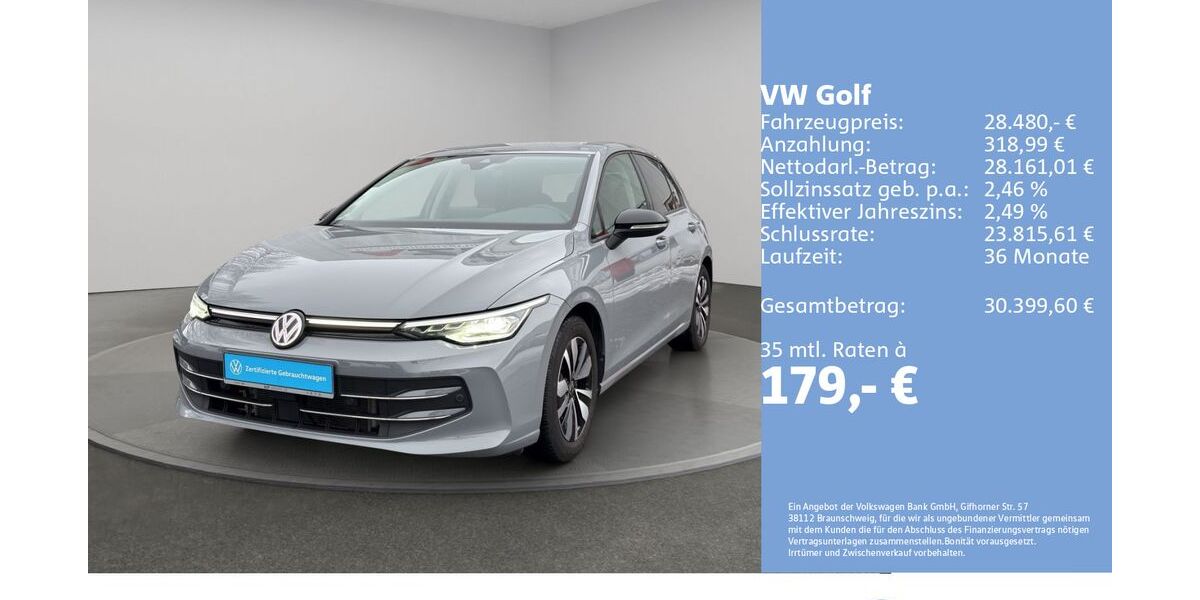 VW Golf 20.877 km 28.480 &euro; Flensburg 24941