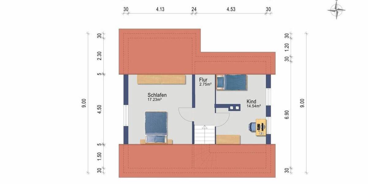 Einfamilienhaus Jagel - 4 Zimmer, 85 m&sup2;, 105.000&euro; | Angebot:26453457