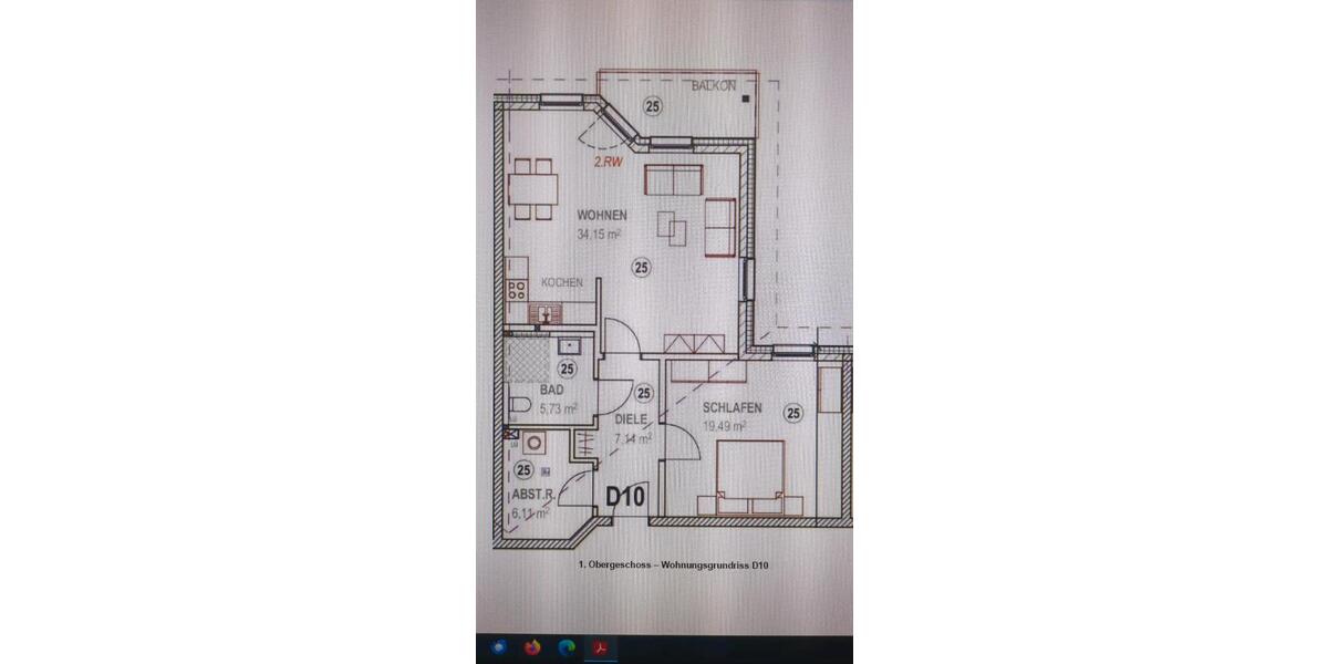 Etagenwohnung Lippetal - 1 Zimmer, 75 m&sup2;, 695&euro; | Angebot:25891447