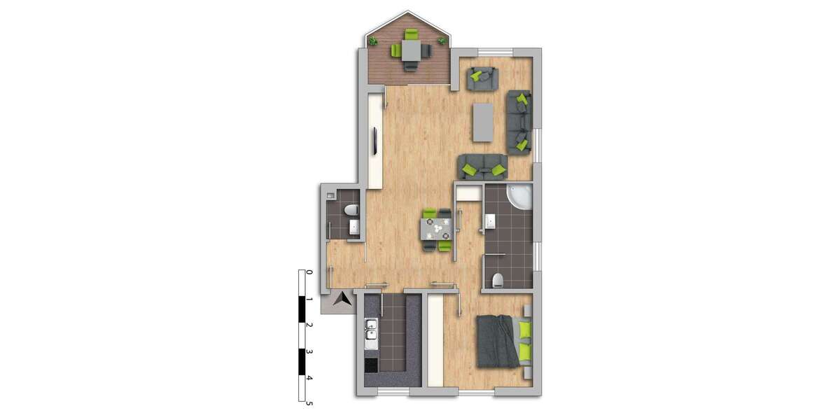 Etagenwohnung Dortmund-Lütgendortmund Lütgendortmund - 2 Zimmer, 77 m&sup2;, 184.000&euro; | Angebot:27027439