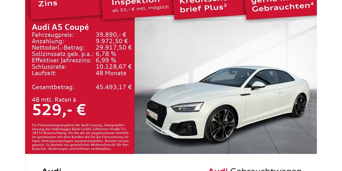 Audi A5 17.504 km 39.890 &euro; Dresden 01067