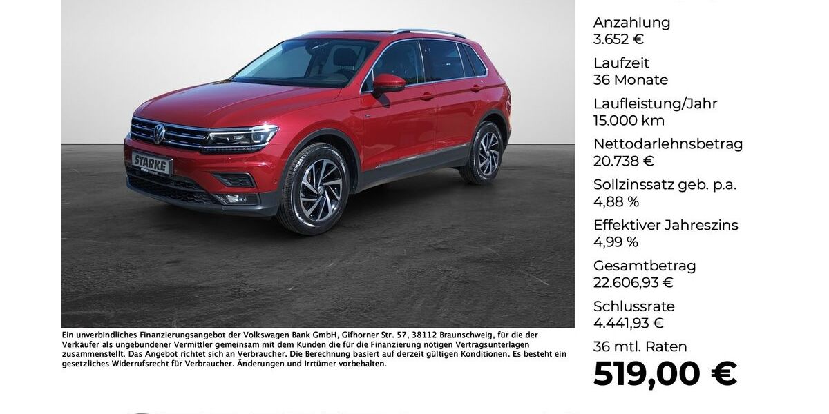 VW Tiguan 55.245 km 23.930 &euro; Versmold 33775