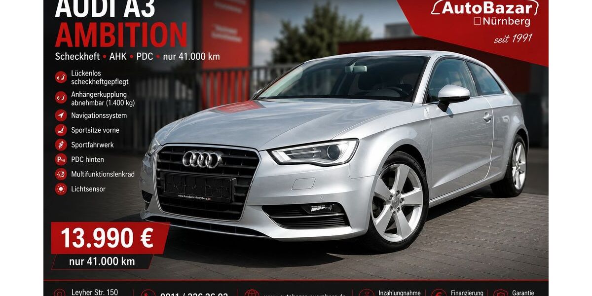 Audi A3 41.000 km 13.990 &euro; Nürnberg 90431