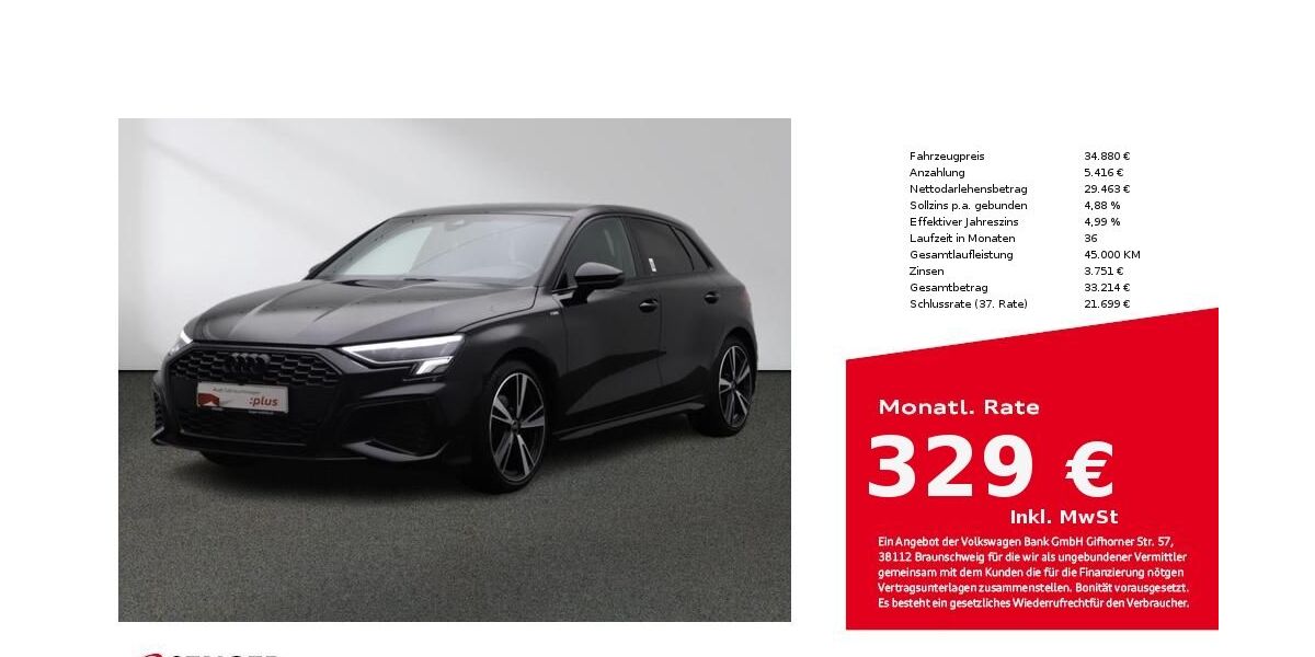 Audi A3 51.287 km 32.880 € Lingen 49809