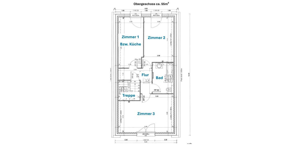 Etagenwohnung Neuenburg am Rhein - 4.5 Zimmer, 114 m&sup2;, 1.950&euro; | Angebot:26138403