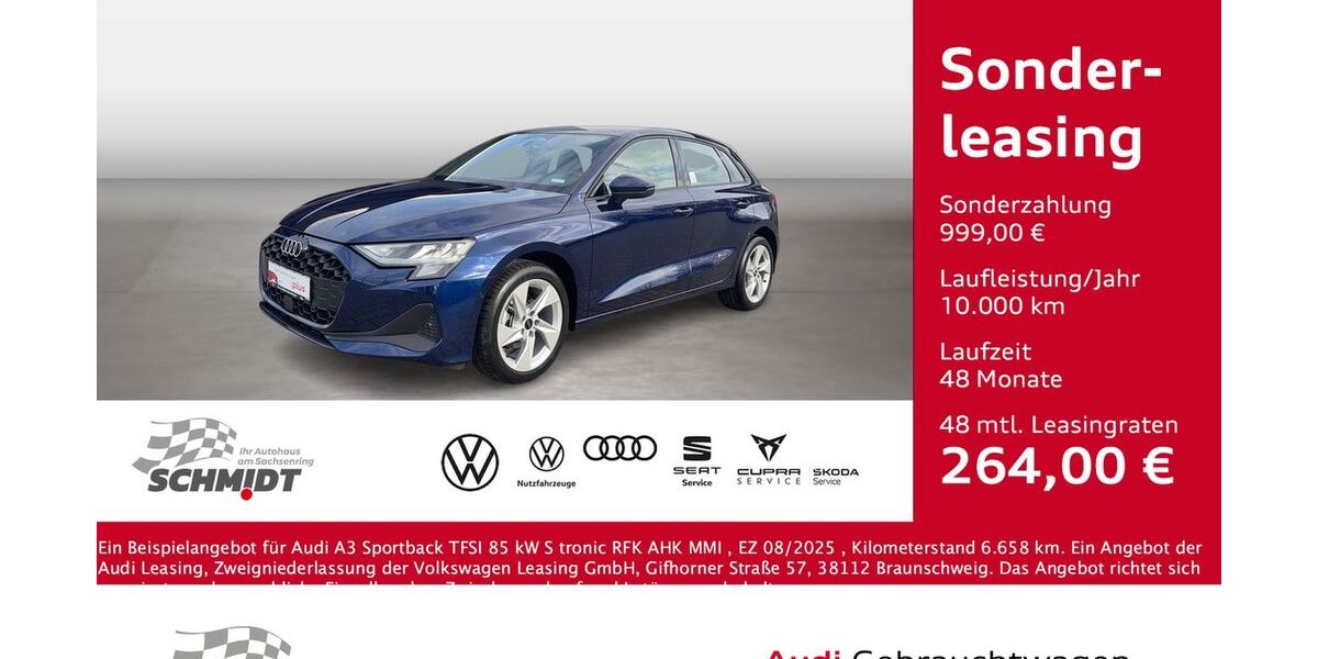 Audi A3 6.658 km 31.450 &euro; Bernsdorf 09337