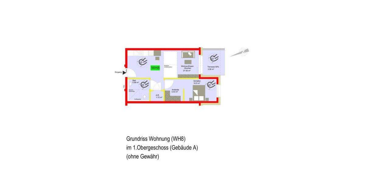 Etagenwohnung Konz Könen - 3 Zimmer, 92 m&sup2;, 356.960&euro; | Angebot:26786902
