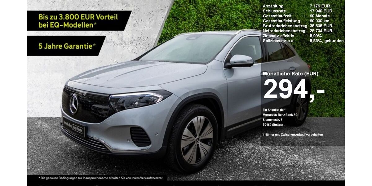Mercedes-Benz EQA 9.050 km 35.880 &euro; Esslingen 73730