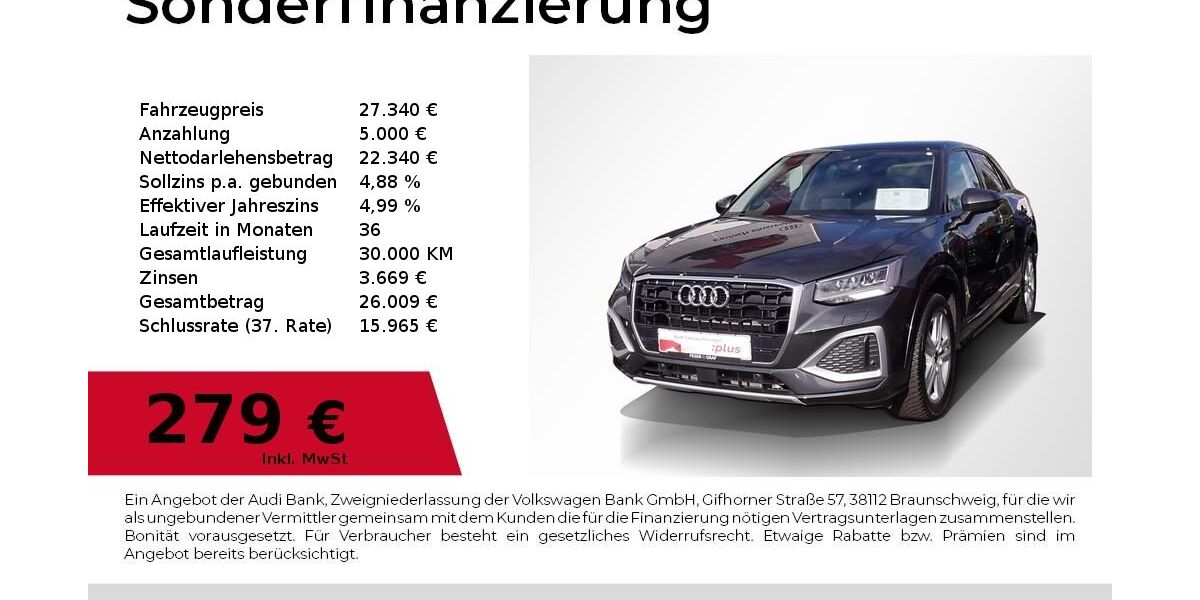 Audi Q2 18.990 km 27.340 &euro; Lauf an der Pegnitz 91207