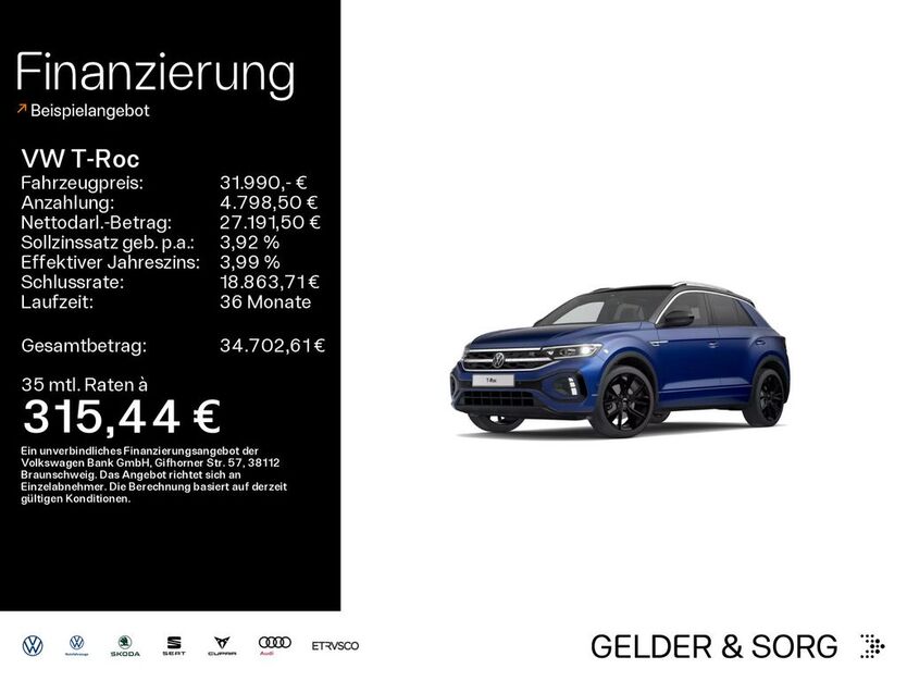 VW T-Roc 60.990 km 31.990 € Coburg 96450