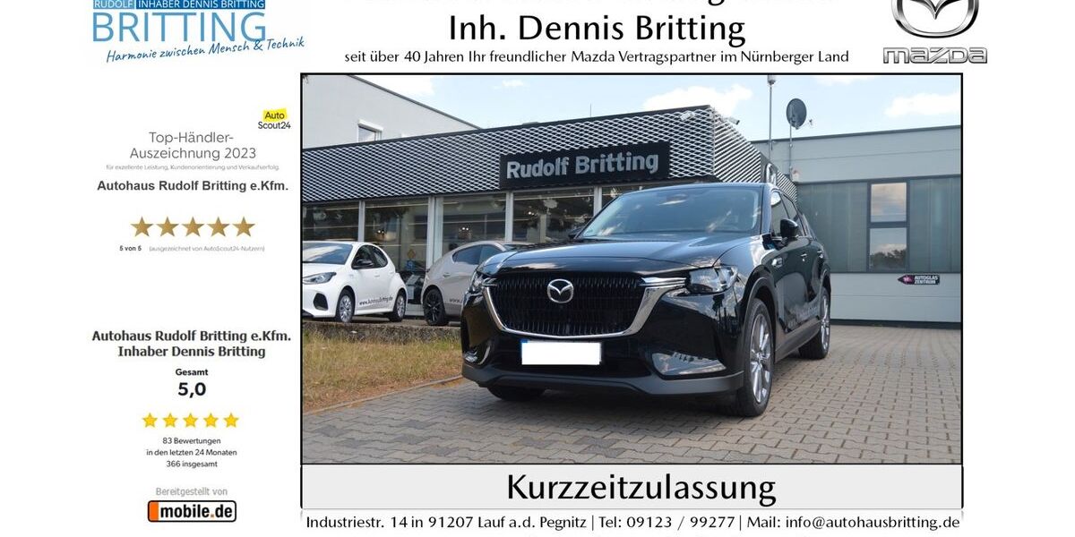 Mazda CX-60 5.000 km 49.390 € Lauf 91207
