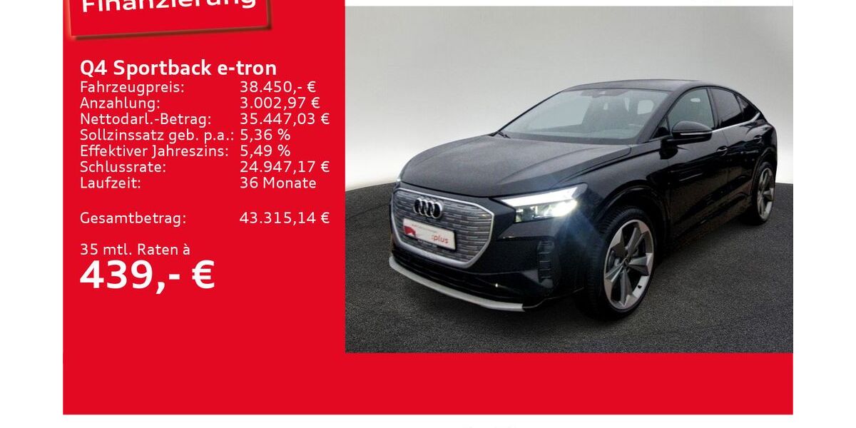 Audi Q4 e-tron 43.001 km 37.250 &euro; Ulm 89073