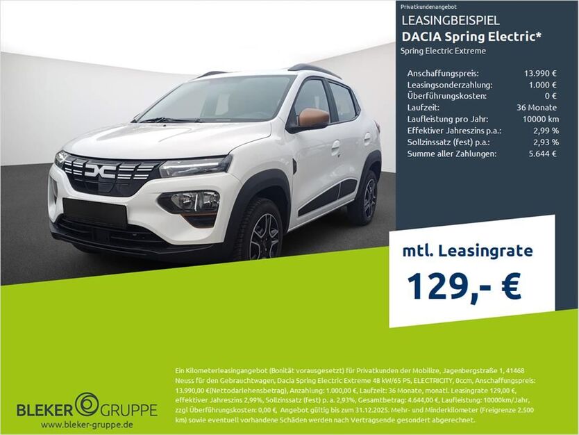 Dacia Spring 2.682 km 13.990 € Borken 46325
