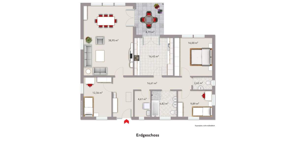 Bungalow Torgelow Drögeheide - 4 Zimmer, 130 m&sup2;, 349.000&euro; | Angebot:26243408