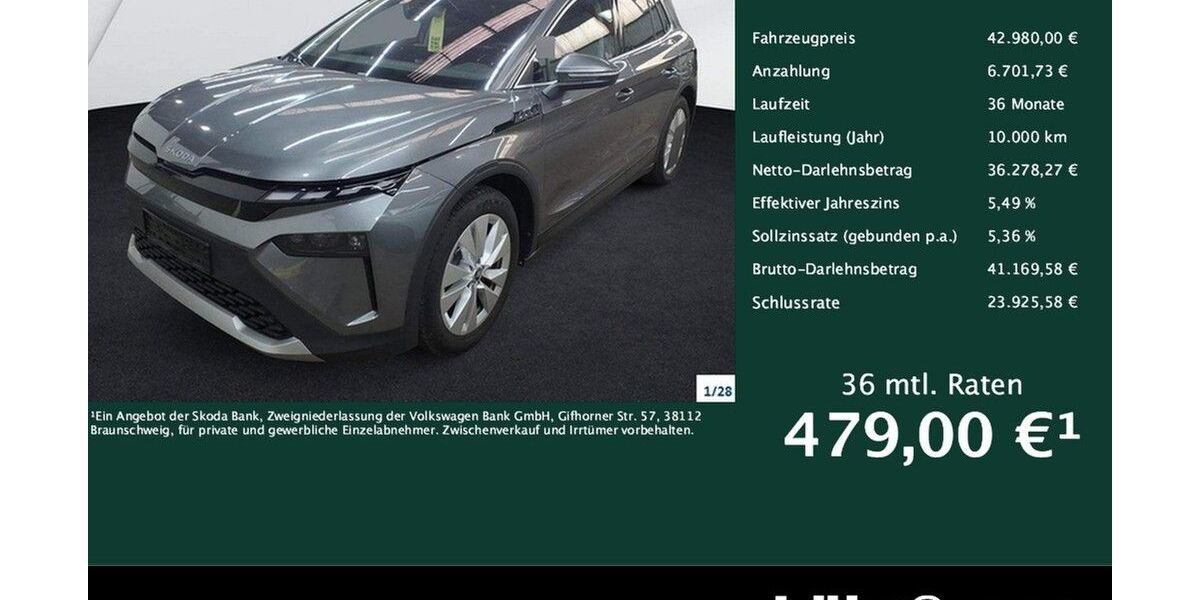 Skoda Elroq 16.876 km 42.280 &euro; Trier 54292
