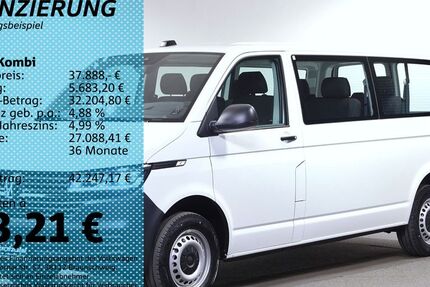 VW T6 Kombi 34.650 km 37.888 &euro; Auerbach/Rebesgrün 08209