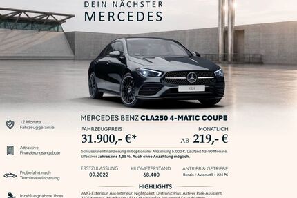 Mercedes-Benz CLA 250 68.400 km 31.900 &euro; Ebersbach an der Fils 73061