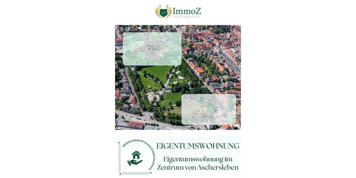 Etagenwohnung Aschersleben - 2 Zimmer, 55 m&sup2;, 73.500&euro; | Angebot:22447572