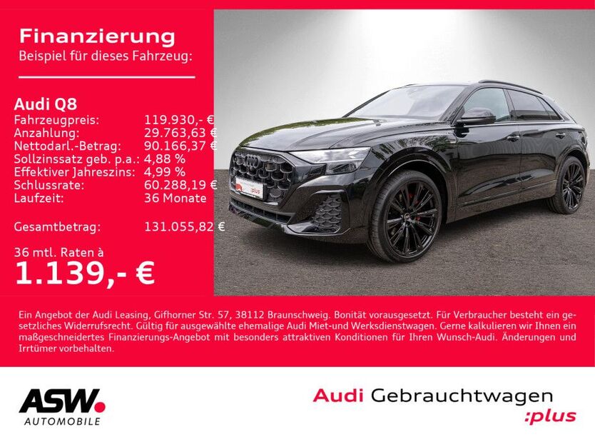 Audi Q8 4.990 km 119.930 € Heilbronn 74074
