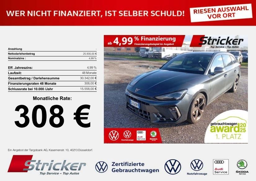 Cupra Leon 25.982 km 25.929 &euro; Detmold 32760