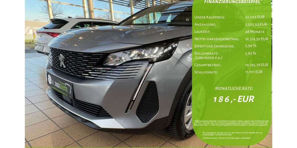 Peugeot 3008 2.803 km 22.022 &euro; Geilenkirchen 52511