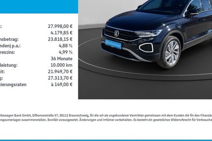 VW T-Roc 13.900 km 27.998 &euro; Leinefelde-Worbis/DE 37327