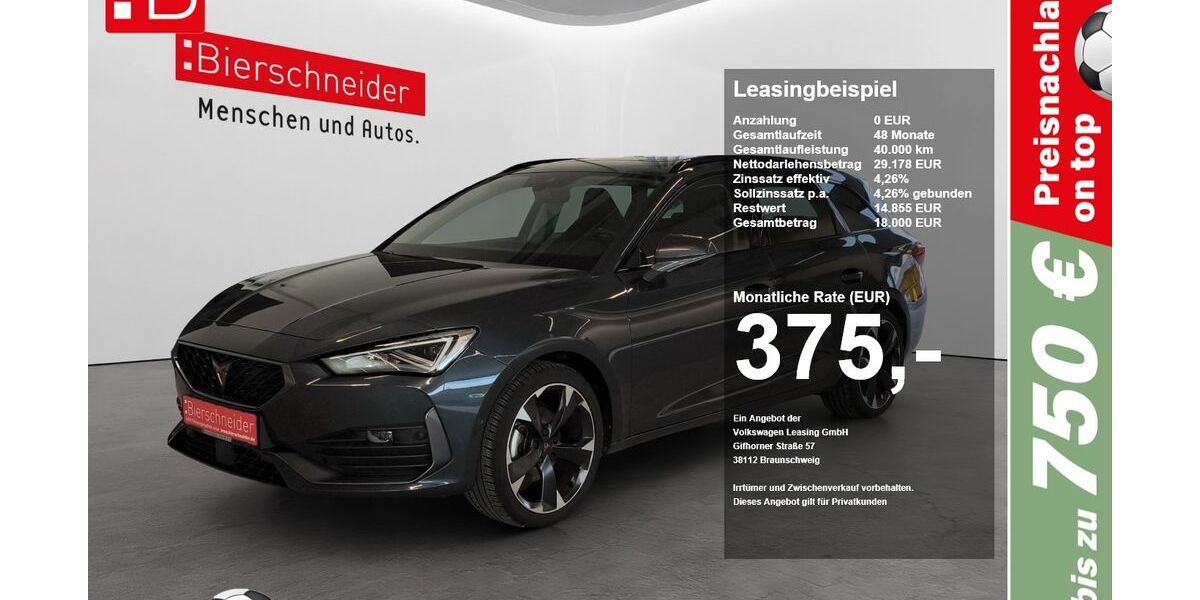 Cupra Leon 22.925 km 27.390 &euro; Regensburg 93055