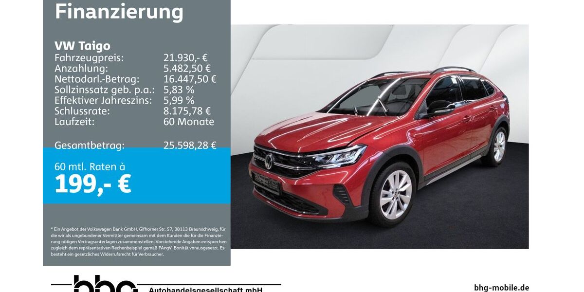 VW Taigo 25.520 km 21.930 &euro; Bühl 77815