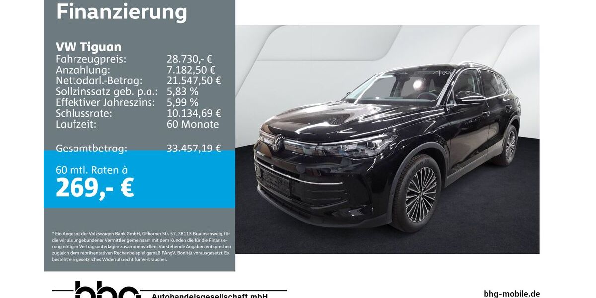 VW Tiguan 25.275 km 28.730 &euro; Ettlingen 76275