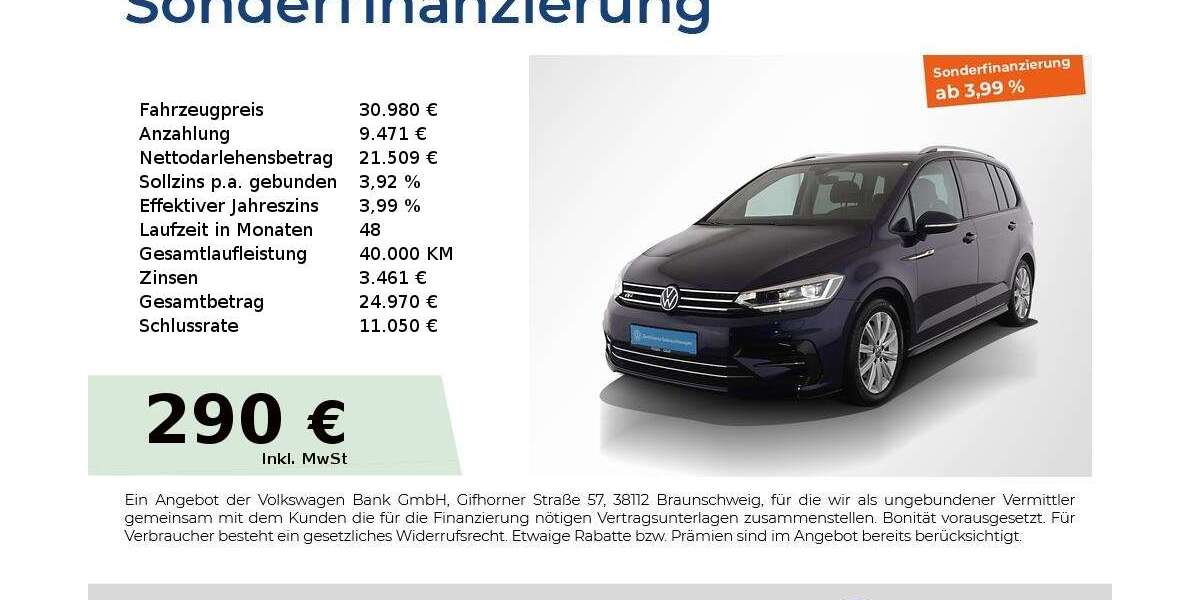 VW Touran 25.450 km 30.980 &euro; Nürnberg 90441