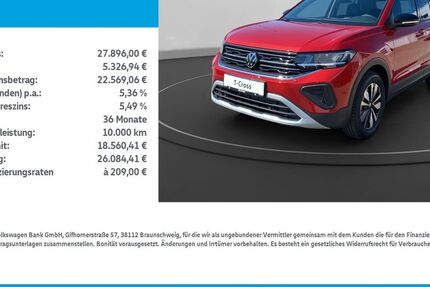 VW T-Cross 7.238 km 27.389 &euro; Leinefelde-Worbis/DE 37327