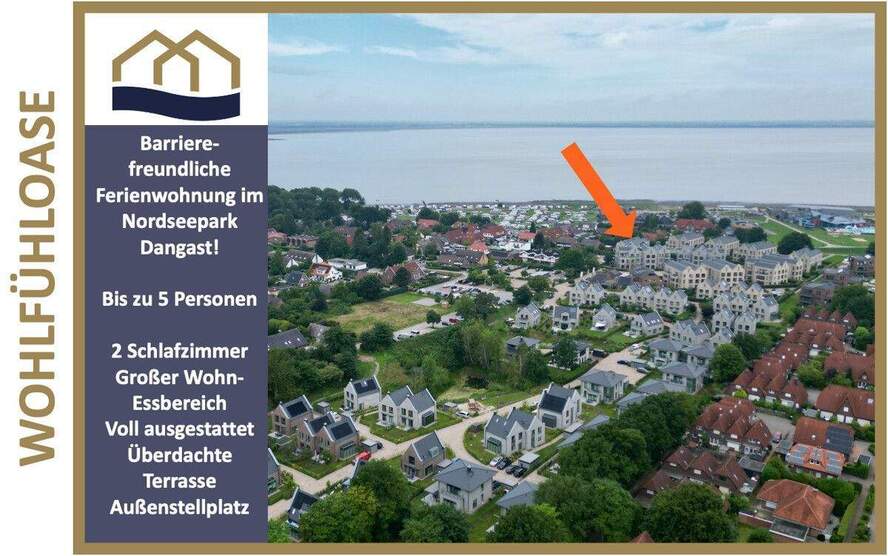 *Einzigartige EG Wohnung im Nordsee Park Dangast in erster Reihe zum Deich* -Baujahr 2016 3 zimmer