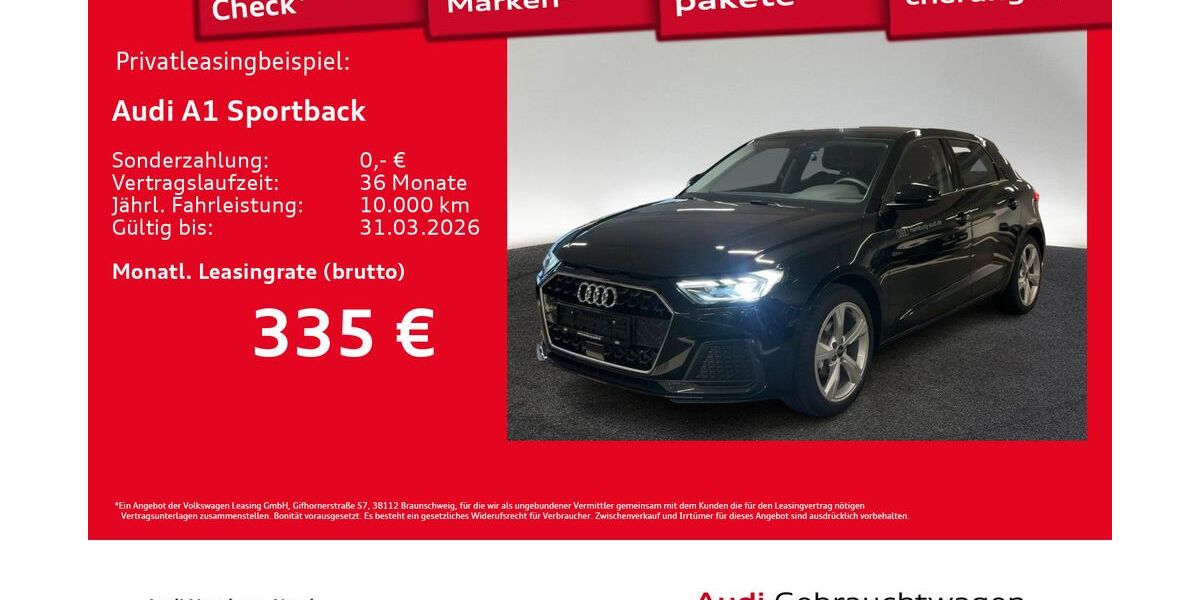 Audi A1 1.890 km 26.260 &euro; Hamburg 22419