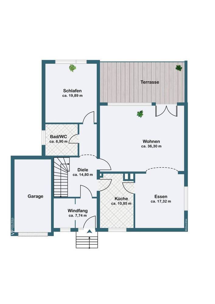 Äußerst gepflegter Bungalow in sehr guter Lage. Aufstockung möglich.