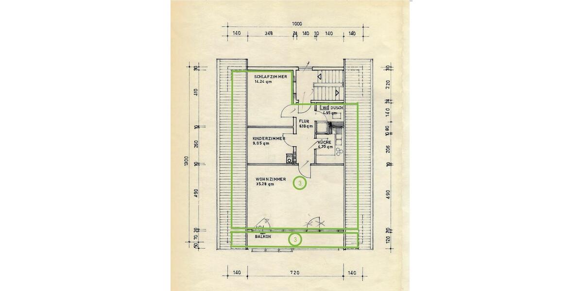 Dachgeschoßwohnung Emmendingen - 3 Zimmer, 75 m&sup2;, 320.000&euro; | Angebot:26289222