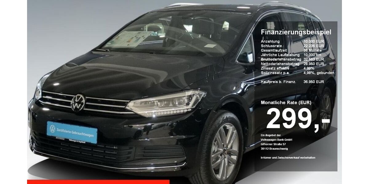 VW Touran 7.400 km 36.940 &euro; Ingolstadt 85053