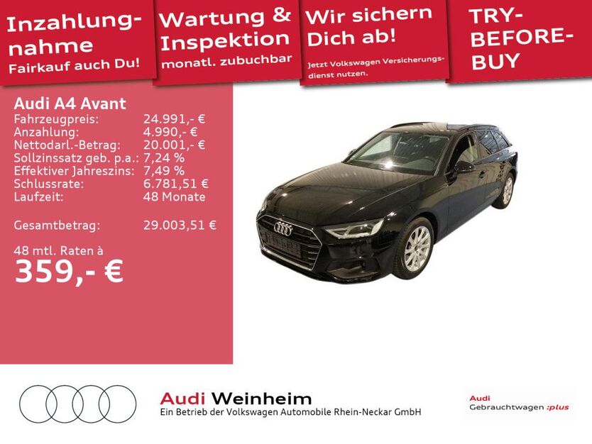 Audi A4 55.729 km 24.991 € Weinheim 69469