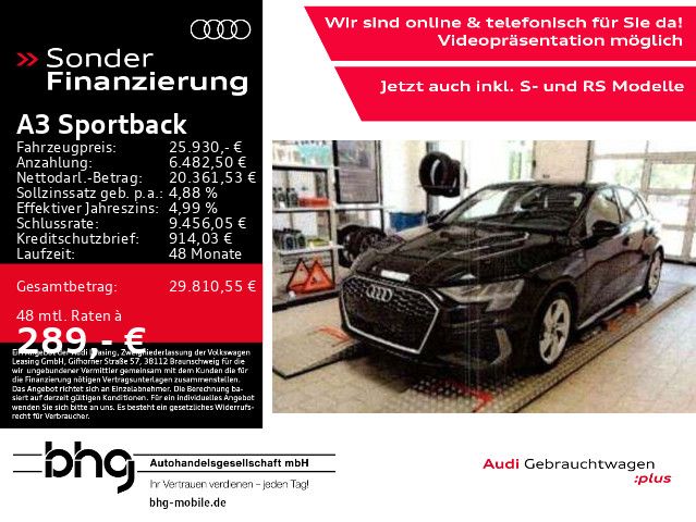 Audi A3 28.932 km 25.930 &euro; Rottweil 78628