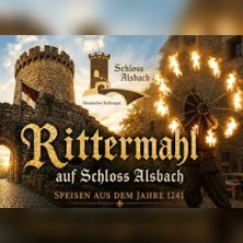 Rittermahl auf Schloss Alsbach 11.09.2026 Burgschänke auf Schloss Alsbach