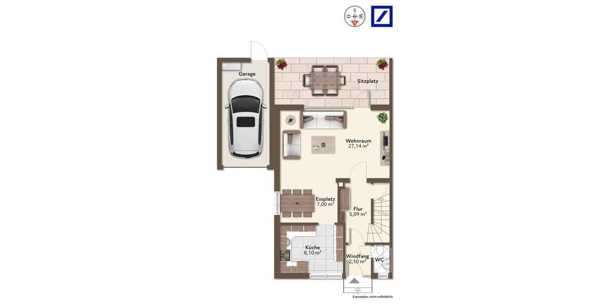 Doppelhaushälfte Neumünster Böcklersiedlung - 4 Zimmer, 100 m&sup2;, 170.000&euro; | Angebot:25427593