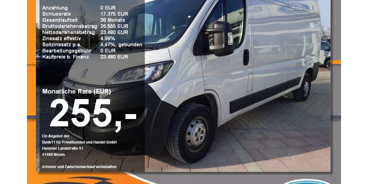 Peugeot Boxer 32.260 km 23.480 &euro; Neustadt a. d. Donau 93333